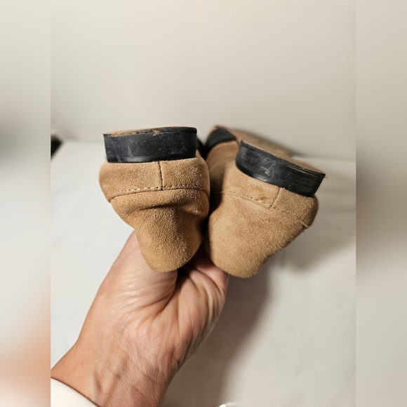 STUART WEITZMAN | Wylie Flat Suede Fold-Down Loafers Sz 36 - 5.5 US - Picture 12 of 12